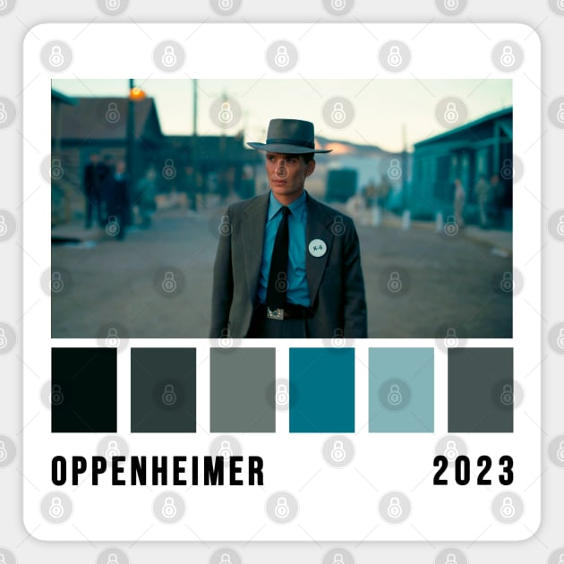 Oppenheimer Color Palette - Movie Art - Magnet | TeePublic
